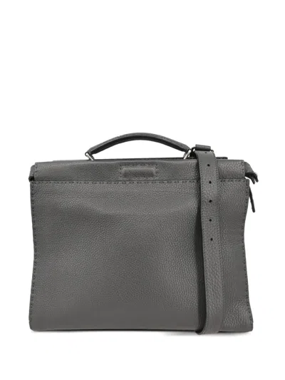 Pre-owned Fendi 2010s Peekaboo Fit Leather Shoulder Bag