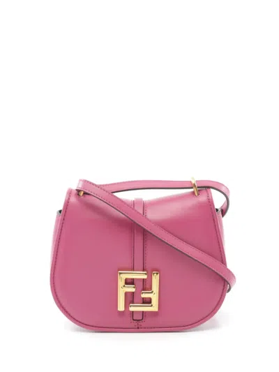 Pre-owned Fendi 2010s Small C'mon Cross Body Bag In Pink