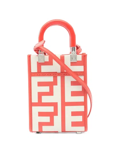 Pre-owned Fendi 2010s Sunshine Handbag In Orange