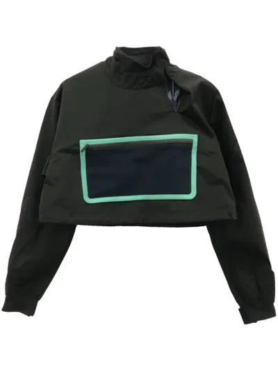 Pre-owned Fendi 2010s Zip-pocket Top In 黑色