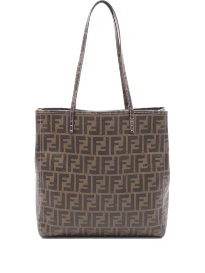 Pre-owned Fendi 2010s Zucca Tote Bag