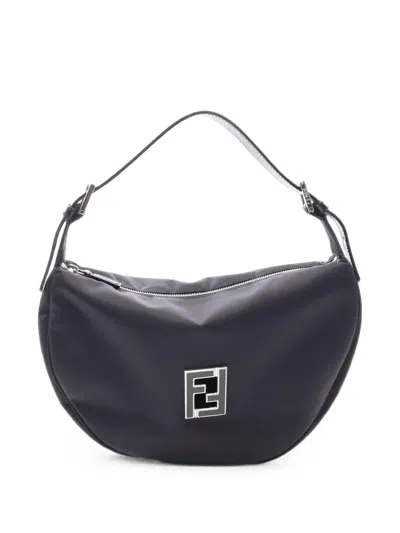 Pre-owned Fendi 2010s Zucca Tote Bag In Black