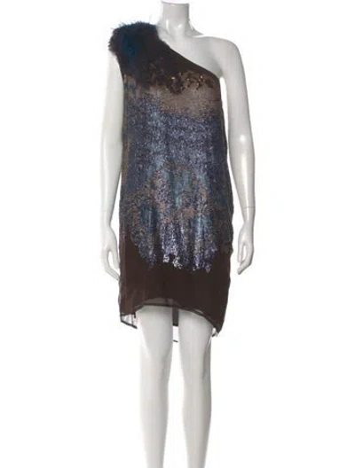Pre-owned Fendi 2012 Mini Dress In Multi