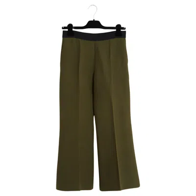 Pre-owned Fendi 2012 Pantalon Trompette Fr36 Lagerfeld Short Flare Oliver Black Pants Us27