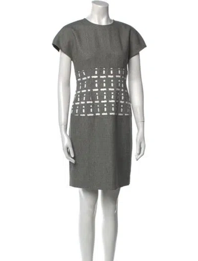 Pre-owned Fendi 2014 Mini Dress In Black
