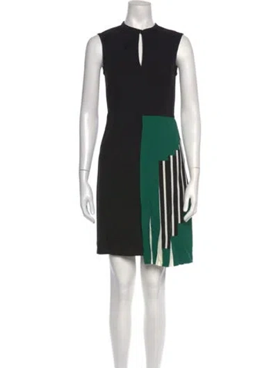 Pre-owned Fendi 2015 Mini Dress In Black