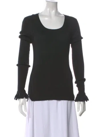 Pre-owned Fendi 2016 Cashmere Sweater In Black