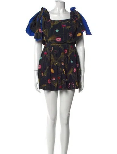 Pre-owned Fendi 2016 Mini Dress In Black