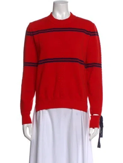 Pre-owned Fendi 2016 Wool Sweater In Red