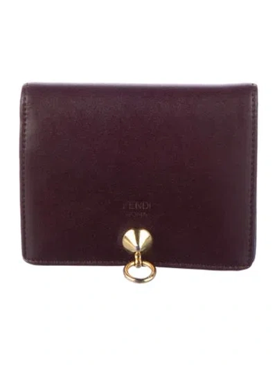 Pre-owned Fendi 2017 By The Way Wallet In Black