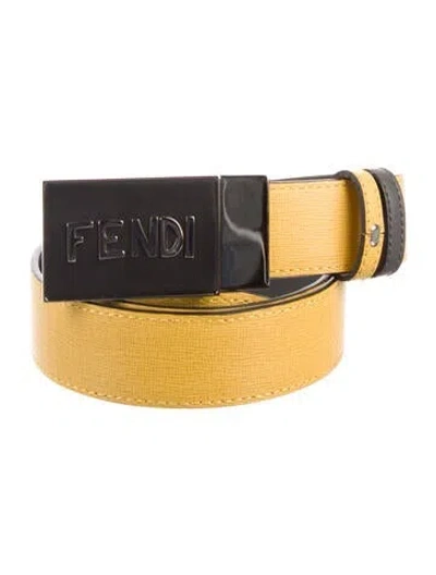 Pre-owned Fendi 2018  Vocabulary Waist Belt In Multi