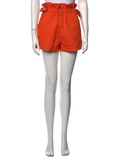 Pre-owned Fendi 2018 Mini Shorts In Orange