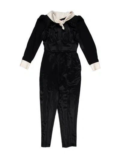 Pre-owned Fendi 2018 Tie Neck Jumpsuit In Multi