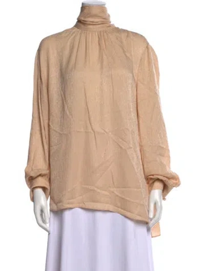 Pre-owned Fendi 2019 Silk Blouse In Neutral
