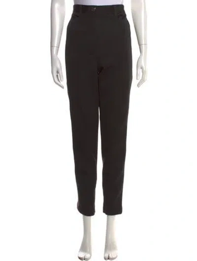 Pre-owned Fendi 2019 Straight Leg Pants In Black