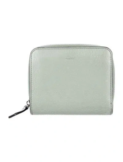 Pre-owned Fendi 2020 Leather Continental Wallet In Green