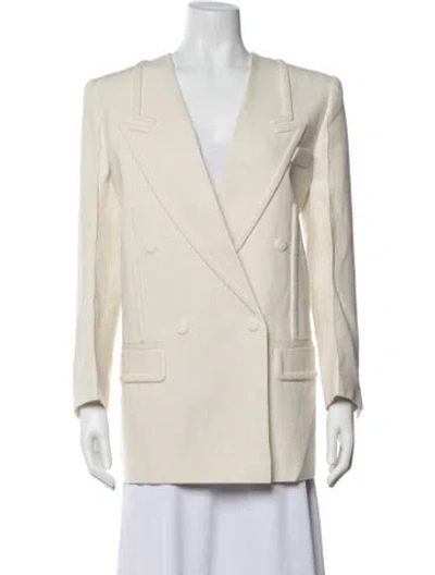 Pre-owned Fendi 2020 Linen Blazer In Neutral