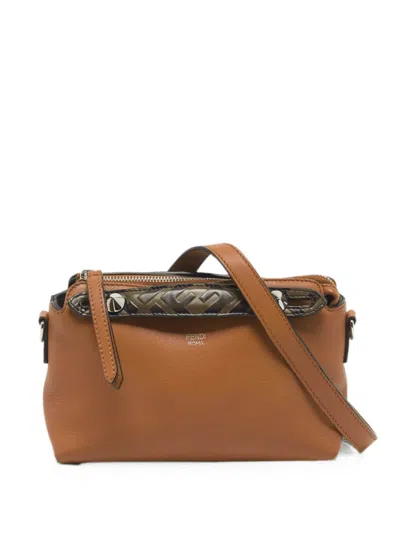 Pre-owned Fendi 2020 Mini By The Way Cross Body Bag In Brown