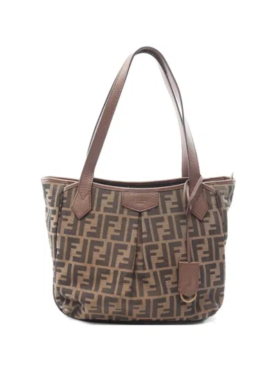 Pre-owned Fendi 2020 Zucca Shoulder Bag