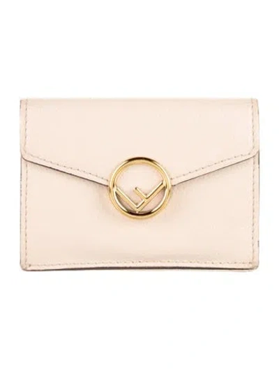 Pre-owned Fendi 2020-2021 Compact Wallet Compact Wallet In Pink
