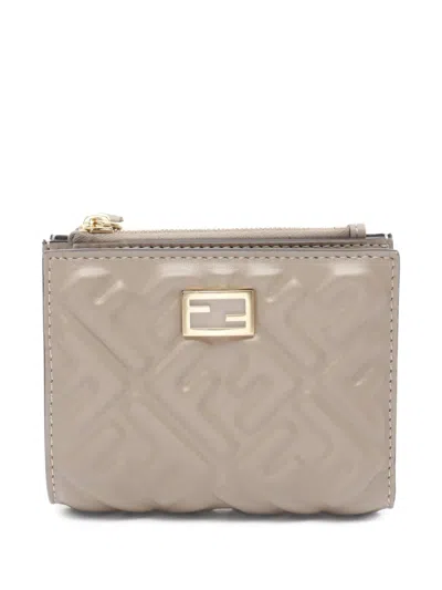 Pre-owned Fendi 2020s Ff Pattern Bi-fold Wallet