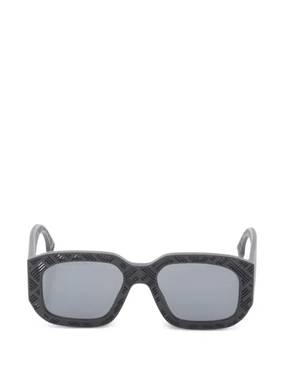 Pre-owned Fendi 2020s Ff Pattern Sunglasses In Gray