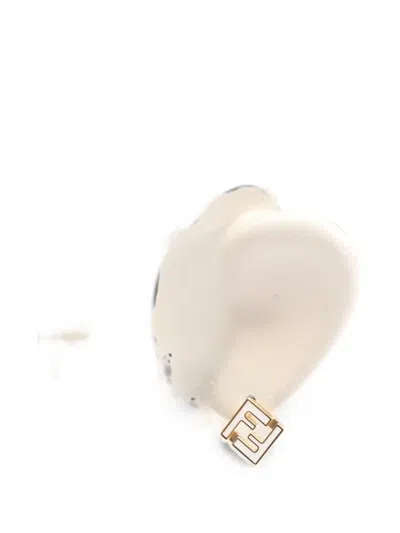 Pre-owned Fendi 2020s Forever  Earrings In Gold