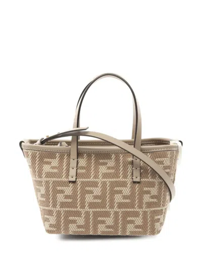 Pre-owned Fendi 2020s Mini Canvas Handbag