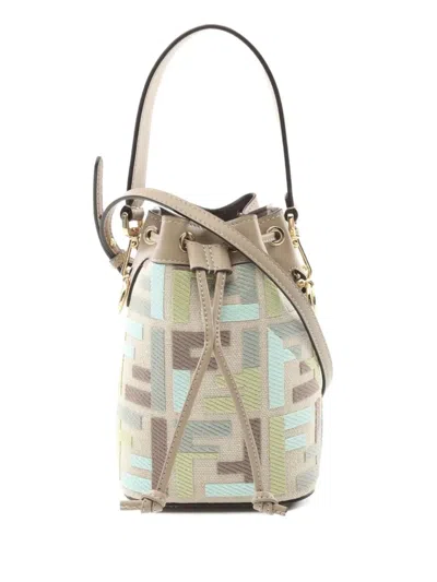 Pre-owned Fendi 2020s Mini Mon Tresor Bucket Bag
