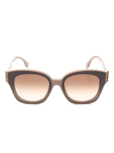Pre-owned Fendi 2020s Square-frame Sunglasses