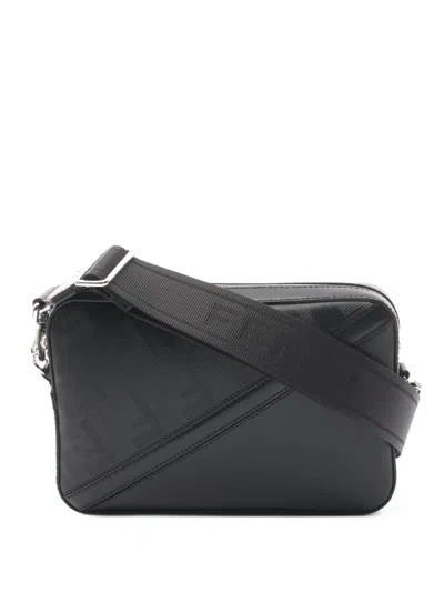 Pre-owned Fendi 2020s Zucca Leather Cross Body Bag