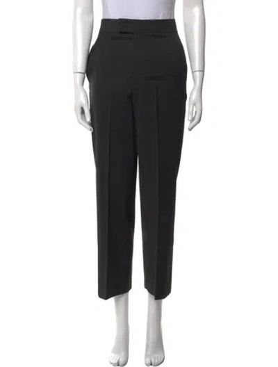 Pre-owned Fendi 2021 Straight Leg Pants In Black