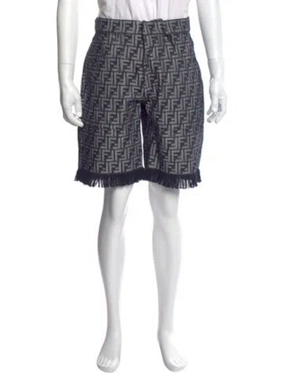 Pre-owned Fendi 2022 Jogger Shorts In Brown