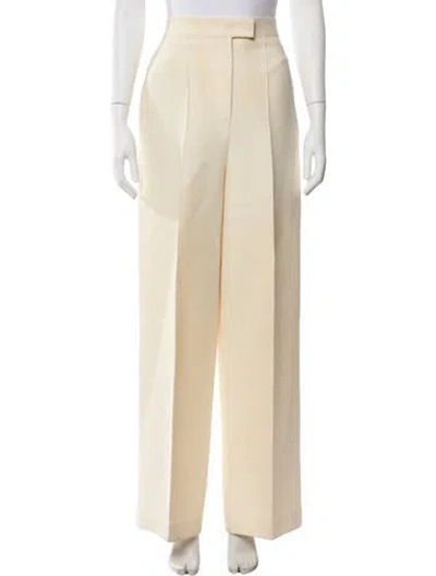 Pre-owned Fendi 2022 Wide Leg Pants In Neutrals