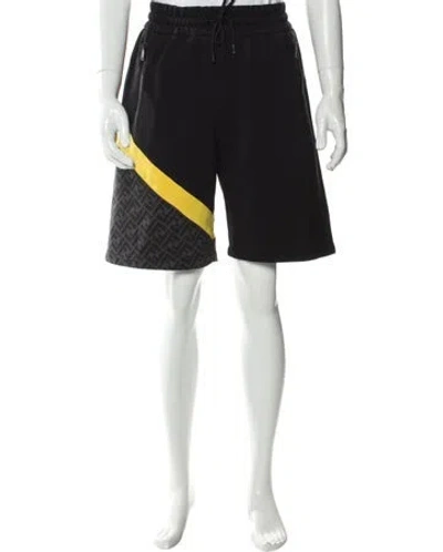 Pre-owned Fendi 2023 Jogger Shorts In Black