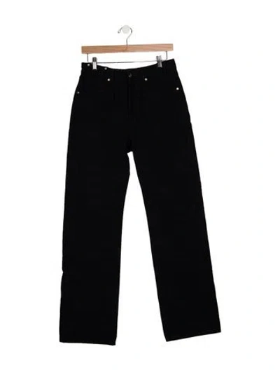Pre-owned Fendi 2023 Straight Leg Jeans In Black