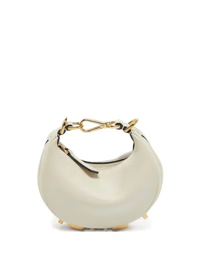 Pre-owned Fendi 2024 Graphy Mini Bag In Neutral