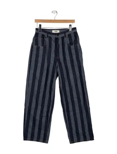 Pre-owned Fendi 2024 Straight Leg Jeans In Blue