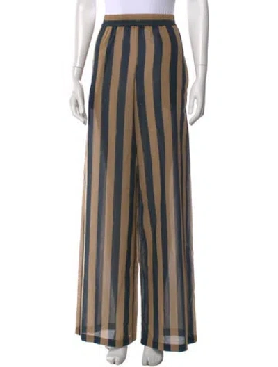 Pre-owned Fendi 2024 Wide Leg Pants In Neutral