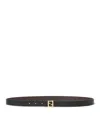 Fendi 20mm Reversible Ff Belt In Black