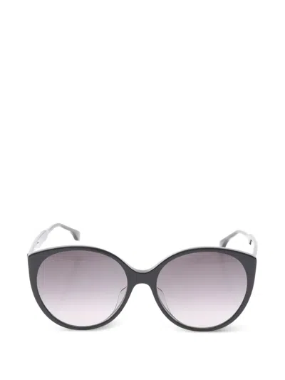 Pre-owned Fendi 20s Round Sunglasses In Black