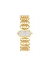 Fendi Oval Watch With Olock Logo In Pink