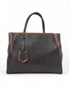 FENDI FENDI 3 JOURS MEDIUM HANDBAG BICOLOR BROWN