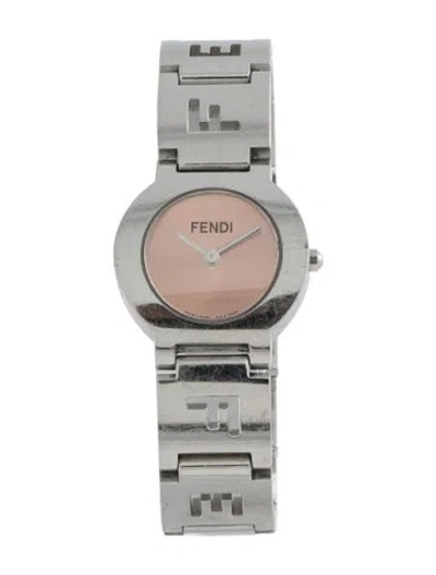 Pre-owned Fendi 3050l Watch, 24mm In Multicolor