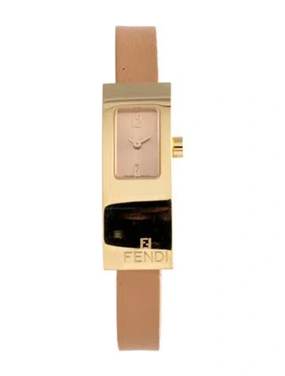 Pre-owned Fendi 3300l Watch In Multicolor