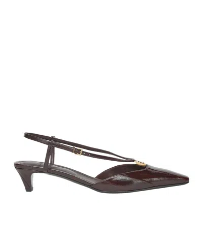 FENDI 40MM FFOLD SLINGBACK PUMPS