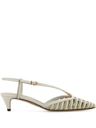 Fendi 40mm Leather Pumps