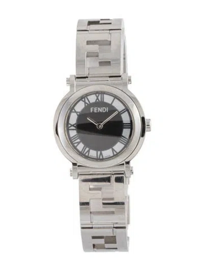 Pre-owned Fendi 6100l Watch, 28mm In Multi