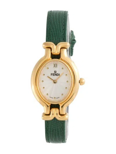 Pre-owned Fendi 640 Series Watch In Multicolor