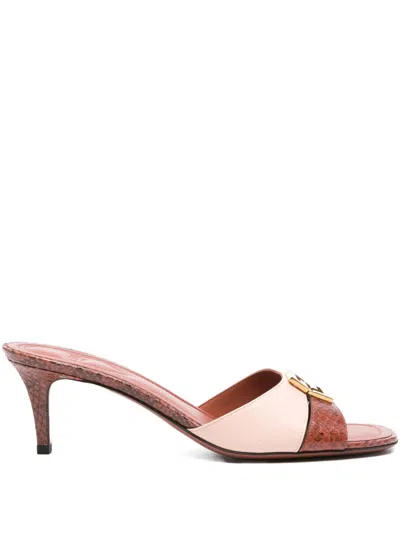 Fendi 65mm Ffold Heeled Sandals